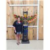 Image 1 : XL Hand Carved Wooden Totem Pole