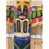 Image 6 : XL Hand Carved Wooden Totem Pole