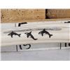 Image 2 : Gorgeous Inuit Scrimshawed Walrus Tusk Taxidermy Artwork