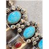 Image 5 : Navajo Inspired Sterling Silver Squash Blossom Bear Claw Necklace By Retired Artist Kenny Ray