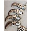 Image 4 : Navajo Inspired Sterling Silver Squash Blossom Bear Claw Necklace By Retired Artist Kenny Ray