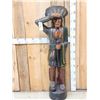 Image 1 : Hand Carved Wooden Cigar Store Indian