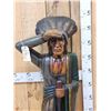 Image 2 : Hand Carved Wooden Cigar Store Indian