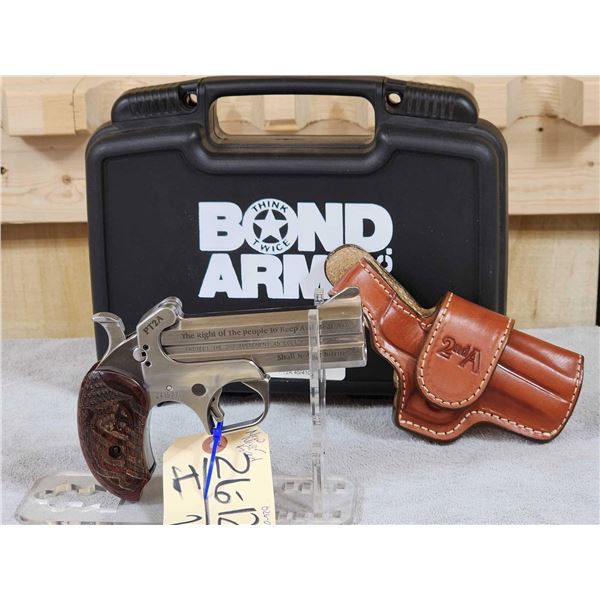 Bond Arms Model PT2A .45 / 410 2 Shot Derringer Pistol