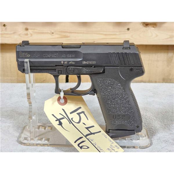 Heckler & Koch USP Compact. 40 S&W Semi Auto Pistol