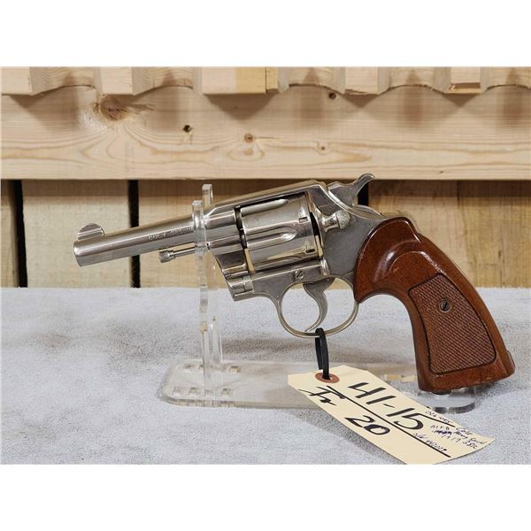 Colt Army Special. 38 Revolver Mfg 1919