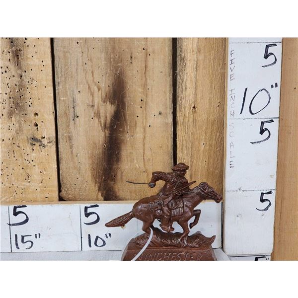 Cast Iron Winchester Figurine
