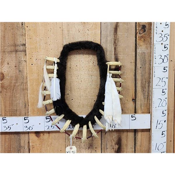 Native American Style Otter Fur Necklace