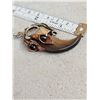 Image 3 : Unique Silver & Black Bear Claw Necklace