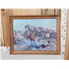 Image 1 : Charles Russell Giclee Print "Bronk To Breakfast "