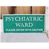 Image 2 : Psychiatric Ward Cast Iron Sign