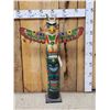 Image 1 : Hand Carved Wooden Totem Pole