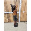 Image 4 : Hand Carved Wooden Cigar Store Indian