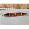 Image 5 : Native American Made 35" Birch Bark Canoe