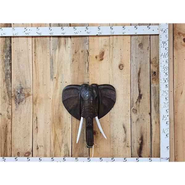 Hand Carved Wooden Elephant