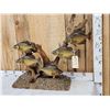 Image 6 : 5 Crappie Schooling Around Driftwood Real Skin Fish Taxidermy