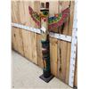 Image 4 : Hand Carved Wooden Totem Pole