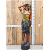 Image 1 : Hand Carved Wooden Cigar Store Indian