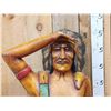 Image 2 : Hand Carved Wooden Cigar Store Indian