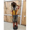 Image 6 : Hand Carved Wooden Cigar Store Indian