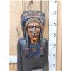 Image 2 : Hand Carved Wooden Cigar Store Indian
