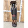 Image 8 : Hand Carved Wooden Cigar Store Indian