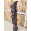 Image 9 : Hand Carved Wooden Cigar Store Indian