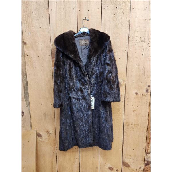 Vintage 3/4 Length Mink Fur Coat