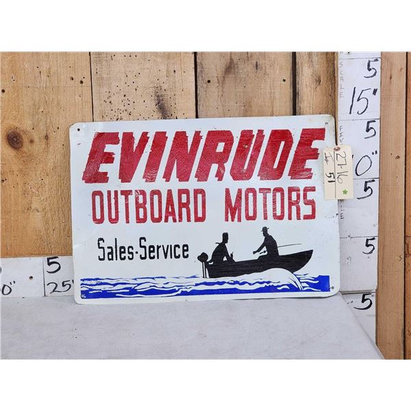 Evinrude Advertising Sign