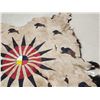 Image 4 : Soft Tanned American Bison Buffalo Robe With Native American Painted Theme
