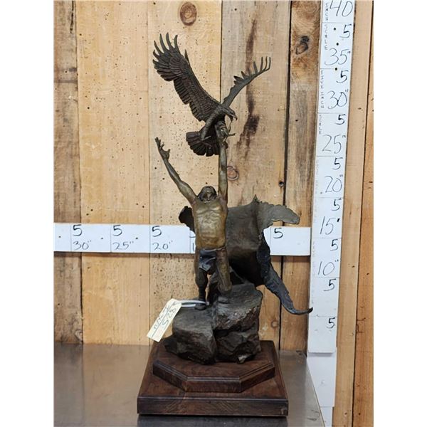 William "Wally" Shoop Bronze " The Spirit " ( Eagle Catcher )