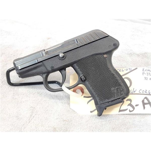Keltec Model P32 .32 Acp Semi Auto Pistol