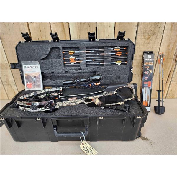 Ravin R20 Sniper Package Crossbow Package With Upgrades & Extras Like New