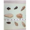 Image 3 : Collection Of 11 Arrowheads Native American Artifact