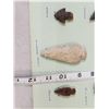 Image 4 : Collection Of 11 Arrowheads Native American Artifact