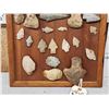 Image 4 : Collection Of 33 Stone Arrowheads & Tools Native American Artifacts