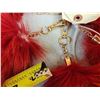 Image 3 : 10 Rainbow Dyed Fox Tail Keychains Taxidermy