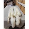 Image 4 : 2 Arctic Ranch Fox Soft Tanned Furs Taxidermy