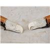 Image 3 : Pair Of Hand Carved Deer Antlers