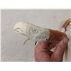 Image 4 : Pair Of Hand Carved Deer Antlers