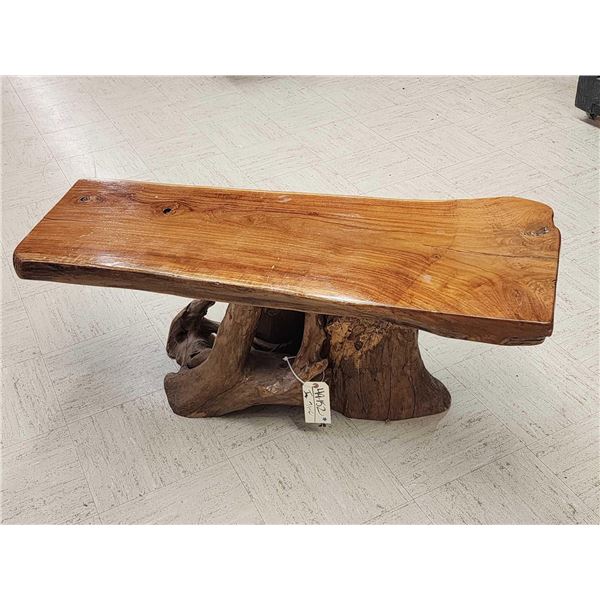 Rustic Live Edge Wood Coffee Table