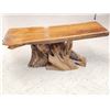 Image 5 : Rustic Live Edge Wood Coffee Table