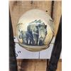 Image 3 : African Gemsbok Horns & Ostrich Egg Sculpture Taxidermy
