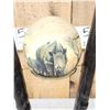 Image 5 : African Gemsbok Horns & Ostrich Egg Sculpture Taxidermy