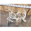 Image 6 : Monster Set Of Locked Whitetail Deer Antlers On Skulls