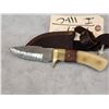 Image 4 : Bone Collector 4" Fixed Blade Hand Made Damascus Knife