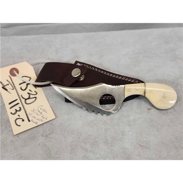 Custom Made 4" Fixed Blade Skinning Knife