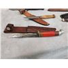 Image 14 : Collection Of 8 Vintage Fixed Blade Knives