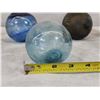 Image 7 : 16 Vintage Glass Japanese Fishing Net Floats