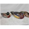 Image 14 : 4 Vintage Hand Carved Wooden Duck Decoys